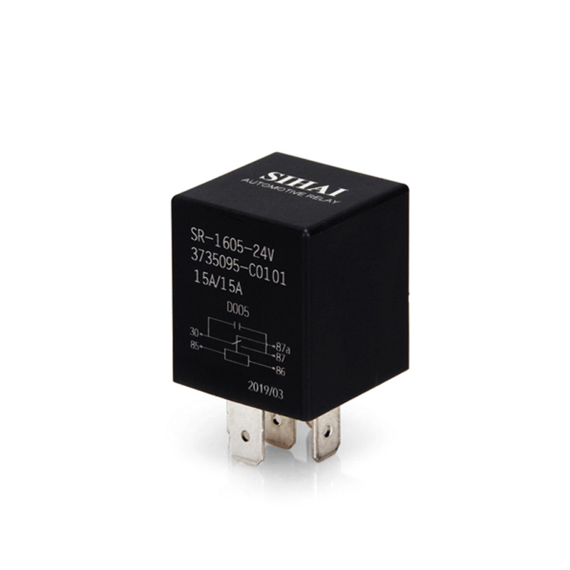 Sihai relej motora podizanja stakala automobila, 12V/24V, DC 15A, 5-pinski