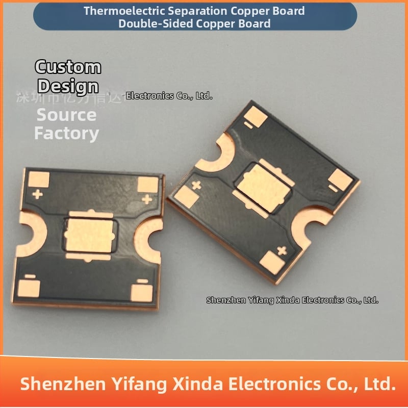LED PCB με χαλκού υπόστρωμα, θερμοηλεκτρικός διαχωρισμός και υπερσυνδεόμενο μέταλλο, πρωτότυπα δείγματα