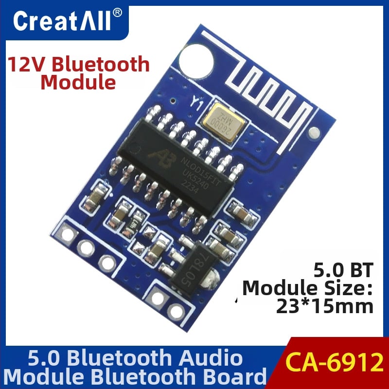 CA-6912 12V Bluetooth μοντέλο ήχου, ενισχυτική πλακέτα Bluetooth 5.0 δέκτης