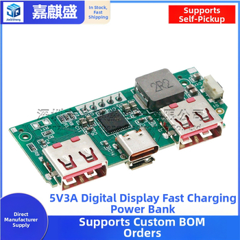 5V 3A modul power bank s digitálnym displejom rýchlo nabíjanie IP5356, doska pre Li‑ion batériu 3,7V