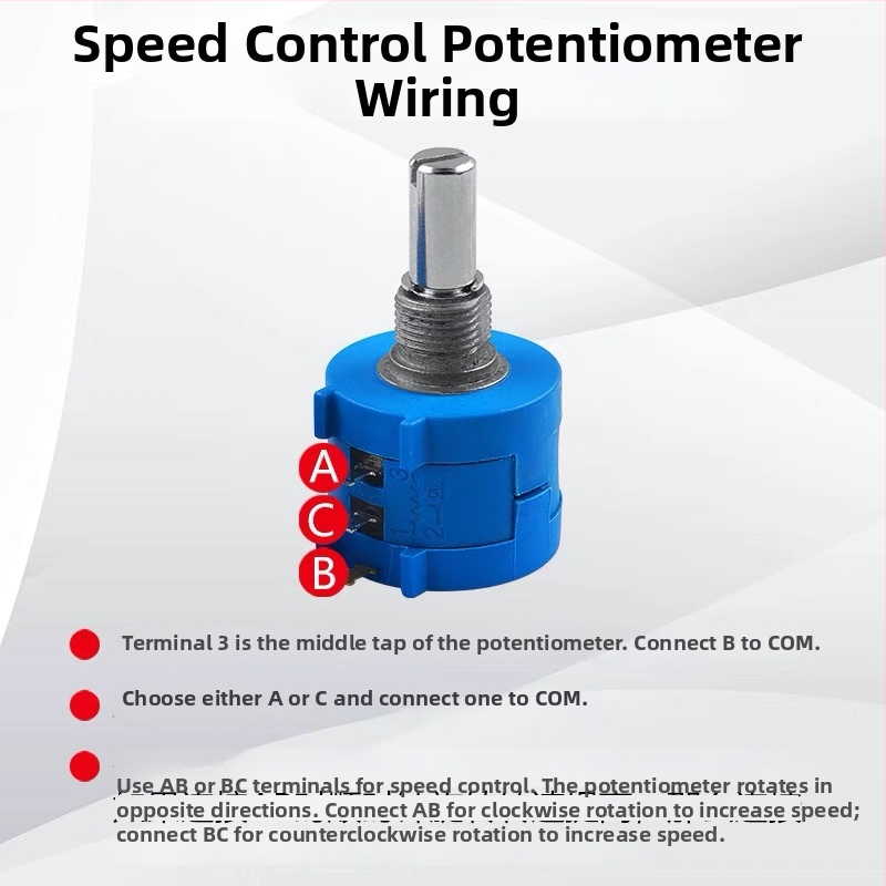 3590S-2-104L 100K 2W precízny viacotáčový potenciometer, Bourns
