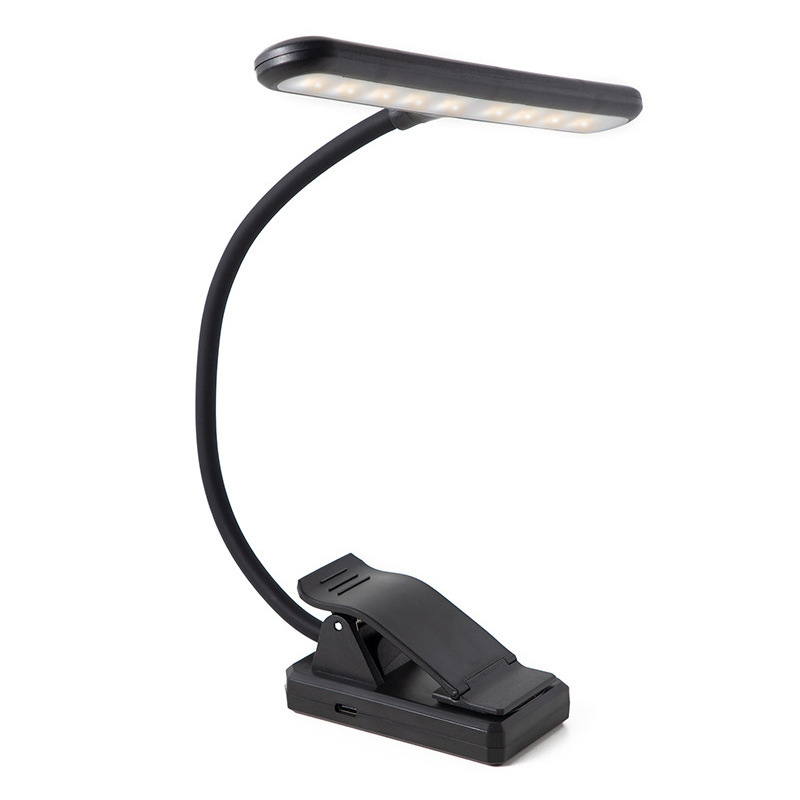 LED λάμπα για μουσικό στήριγμα νοτών με USB clip, επαναφορτιζόμενη, προστασία ματιών, για πιάνο, κιθάρα και Ερχου