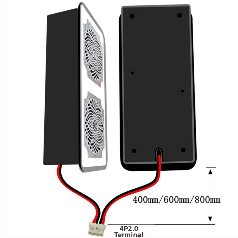 Vodotesné puzdro reproduktora 11050, 4 Ω, 5 W, inteligentné kúpeľňové zrkadlo s digitálnym reproduktorom