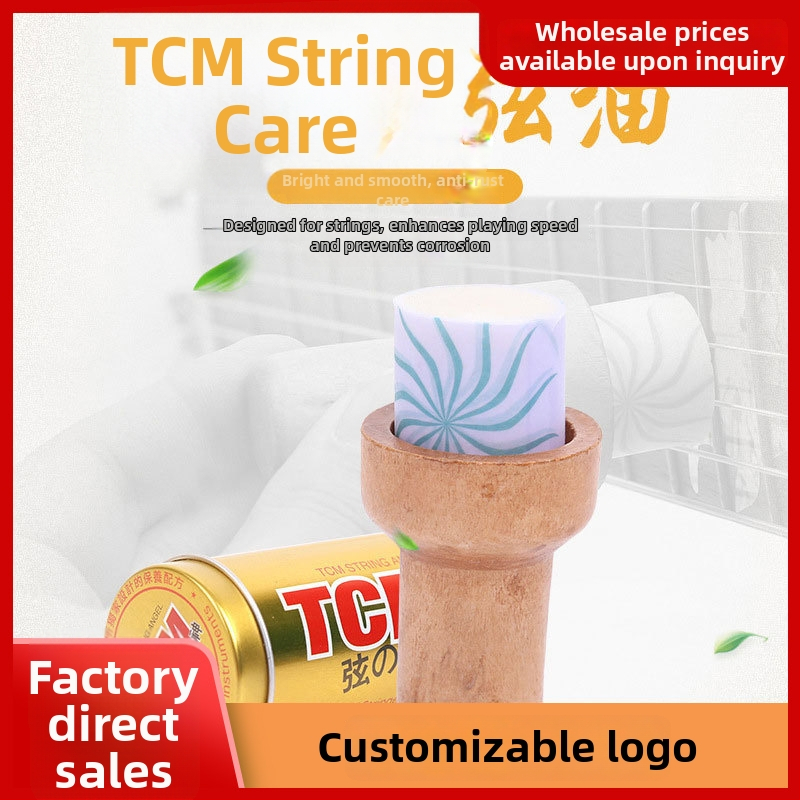 TCM olej na ochranu strún – lesk pre gitaru, erhu a Yangqin, ochrana proti korózii pre struny so železným jadrom