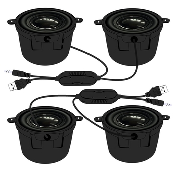 Jinggeyuan 52 Mini hangszóró erősítő USB 5V tápegység digitális intelligens hang 4 ohm 3W számítógépes hangszóró