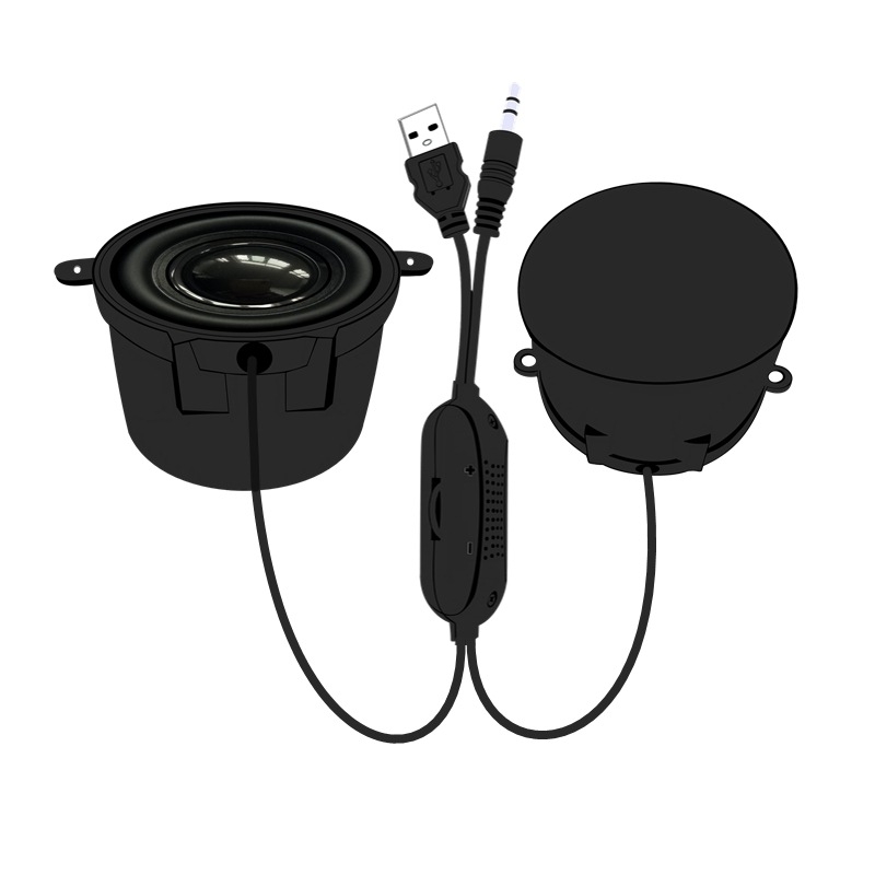 Jinggeyuan 52 Mini hangszóró erősítő USB 5V tápegység digitális intelligens hang 4 ohm 3W számítógépes hangszóró