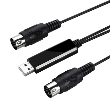 USB към MIDI кабел с петопинов конектор за iPad електронно пиано — кабел за свързване и адаптер