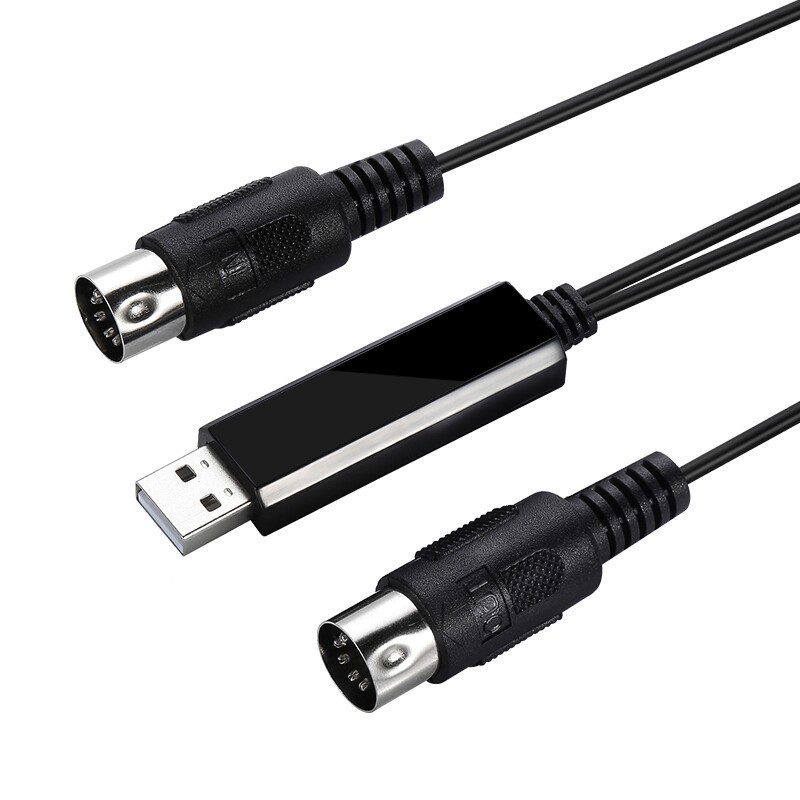 USB към MIDI кабел с петопинов конектор за iPad електронно пиано — кабел за свързване и адаптер