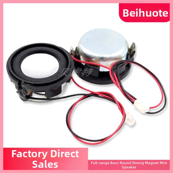 Bluetooth mini reproduktor s plným rozsahom basov, priemer 23/24 mm, 4 Ω, 3 W, kruhový silný magnet, pre DIY projekty