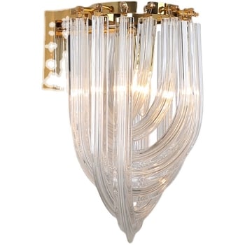 Skandinávsky kreatívny sklenený nástenný lampa do spálne a pracovne — postmoderné minimalistické dekoračné svetlo do obývačky a chodby