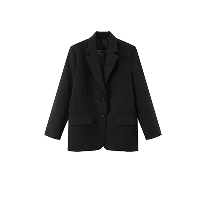 2025 dámske krátke sako na jar a jeseň, voľný strih, casual, elegantný dizajn