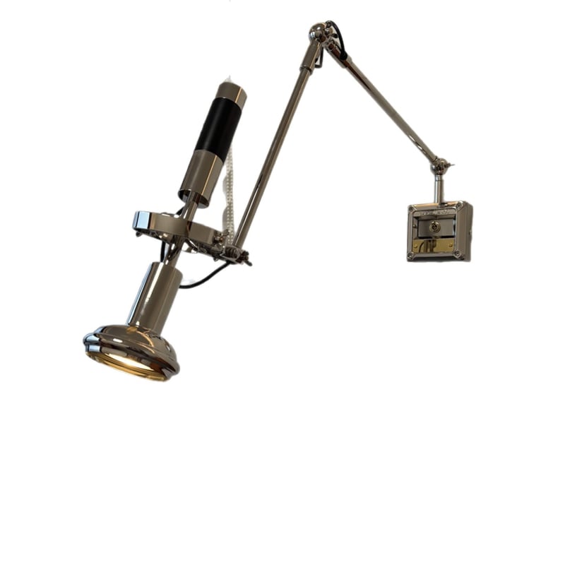 Retro priemyselný štýl stenová lampa s hojacím ramenom, vhodná do kaviarne, spálne a vstupnej haly; kreatívne, nastaviteľné osvetlenie