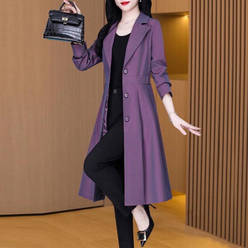 NUNBAI Elegáns őszi női trench-coat