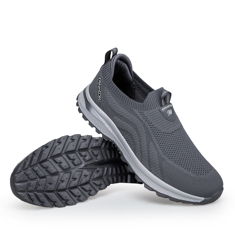 Δρομικά slip-on με διαπερατό πλέγμα για μεσήλικες και ηλικιωμένες γυναίκες, ελαφριά και άνετα καθημερινά παπούτσια