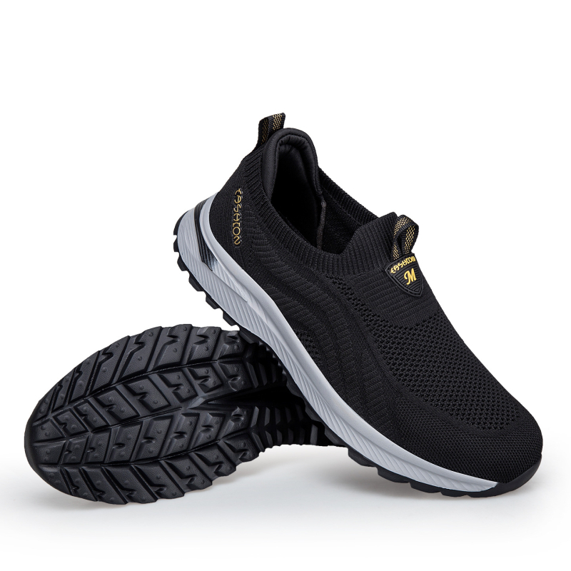Δρομικά slip-on με διαπερατό πλέγμα για μεσήλικες και ηλικιωμένες γυναίκες, ελαφριά και άνετα καθημερινά παπούτσια