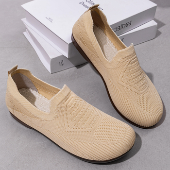 Дамски дишащи обувки Flyknit, леки и удобни, ежедневни обувки с мека подметка