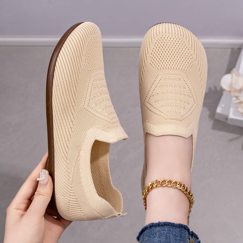 Дамски дишащи обувки Flyknit, леки и удобни, ежедневни обувки с мека подметка