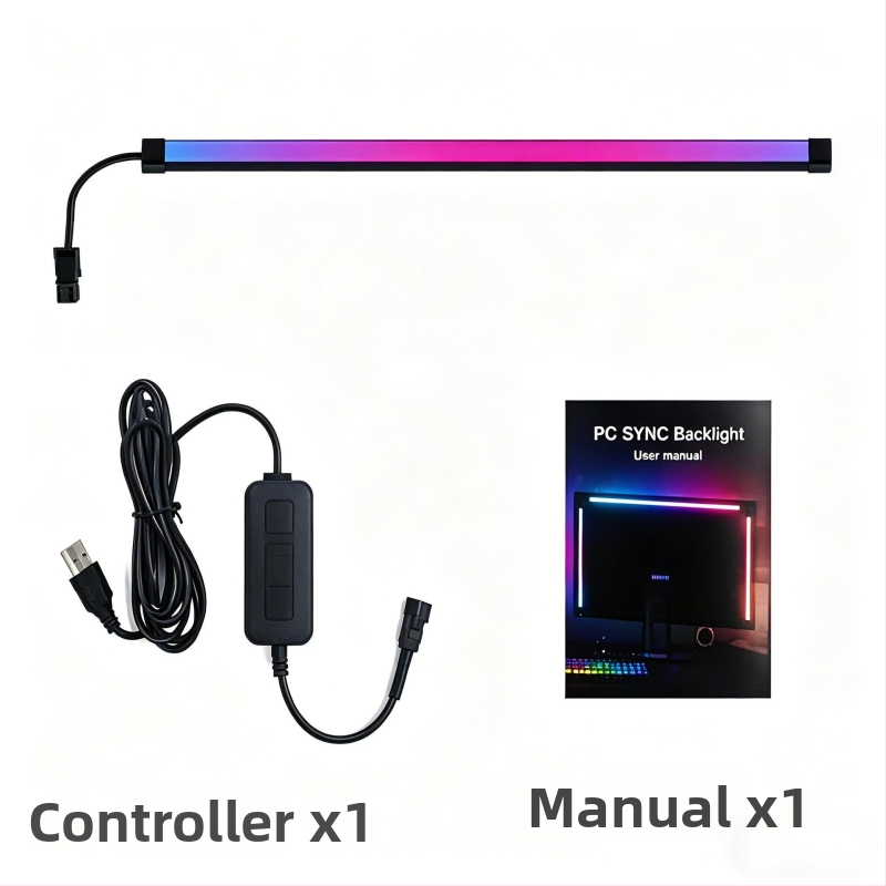 RGB LED лента за монитор със синхрон на светлината с екрана