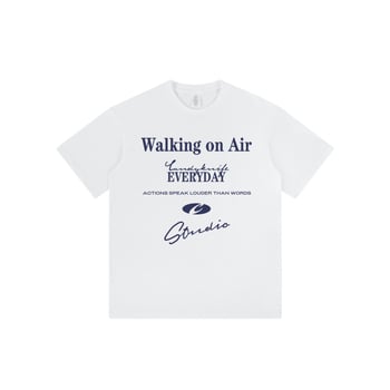Γυναικείο βαμβακερό κοντομάνικο T‑shirt με στρογγυλό λαιμό, χαλαρή εφαρμογή, εκτυπωτικό σχέδιο, κορεατικό streetwear