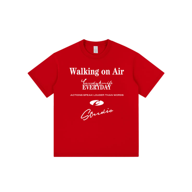 Γυναικείο βαμβακερό κοντομάνικο T‑shirt με στρογγυλό λαιμό, χαλαρή εφαρμογή, εκτυπωτικό σχέδιο, κορεατικό streetwear