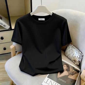 Γυναικεία λευκή κοντομάνικη T-shirt, μινιμαλιστικό στυλ, ίσια γραμμή ώμων, χαλαρή εφαρμογή, πολυχρηστικό καλοκαιρινό τοπ
