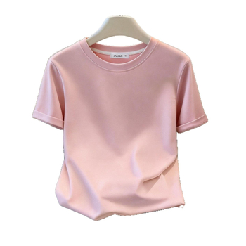 Γυναικεία λευκή κοντομάνικη T-shirt, μινιμαλιστικό στυλ, ίσια γραμμή ώμων, χαλαρή εφαρμογή, πολυχρηστικό καλοκαιρινό τοπ