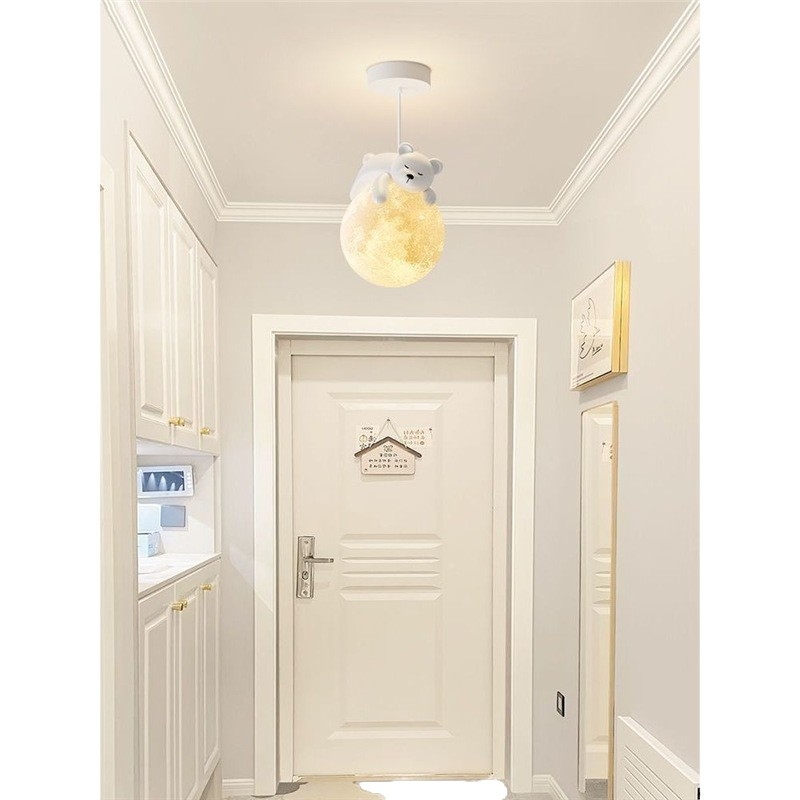LED stropné svietidlo v krémovej farbe, moderný minimalistický dizajn, do chodby, vstupu, šatníka, foyer a balkóna