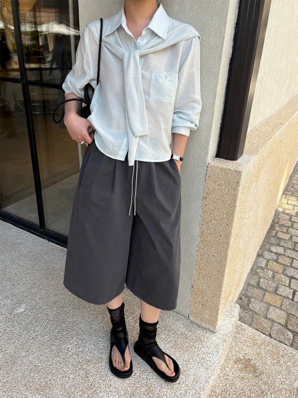 Dámska košeľa z Tencel-Linen, voľný strih, dlhé rukávy, jar 2026