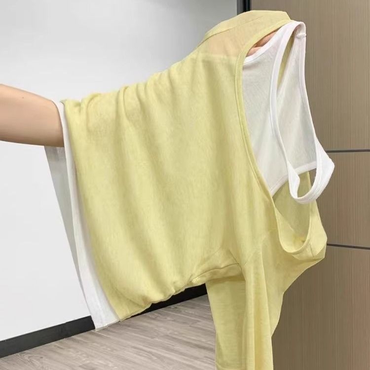 Dámske tričko s dlhým rukávom v kórejskom štýle, farebné bloky, úzky strih, jar–jeseň, na vrstvenie