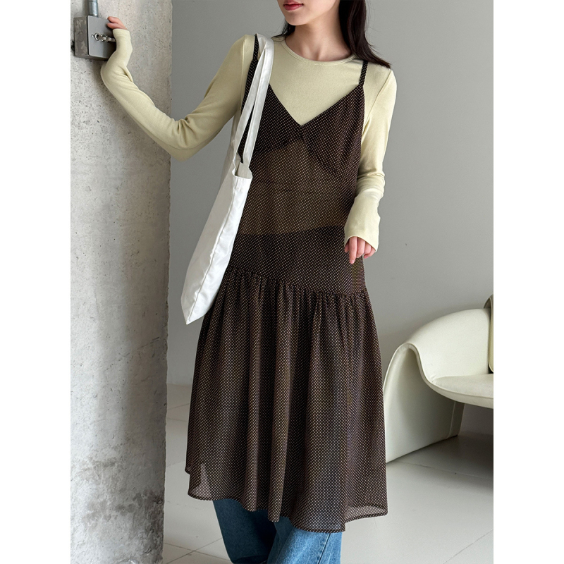 Luxi dámske základné jednobarevné tričko s dlhým rukávom, slim fit, na skorú jarnú vrstvenie 2159