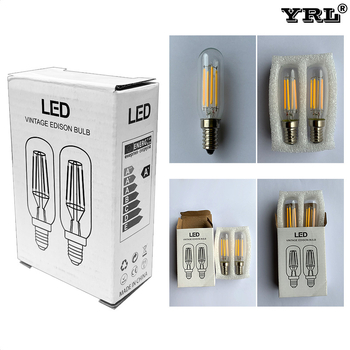 LED Edison λαμπτήρας T25 με φιλμ, 110V, 4–6W, ρετρό γυάλινο σώμα, βάση E12/E14, ρυθμιζόμενος φωτισμός, 360° δέσμη, CRI 80–90
