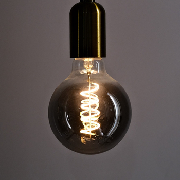 Λυχνία LED σε ρετρό βιομηχανικό στυλ, γκρι ζεστό φως, δημιουργικός οικιακός διακοσμητικός φωτισμός, βάση Ε27, ρυθμιζόμενος φωτισμός