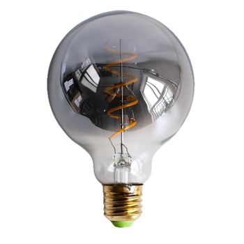 Λυχνία LED σε ρετρό βιομηχανικό στυλ, γκρι ζεστό φως, δημιουργικός οικιακός διακοσμητικός φωτισμός, βάση Ε27, ρυθμιζόμενος φωτισμός