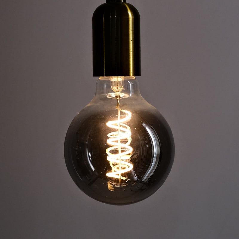 Λυχνία LED σε ρετρό βιομηχανικό στυλ, γκρι ζεστό φως, δημιουργικός οικιακός διακοσμητικός φωτισμός, βάση Ε27, ρυθμιζόμενος φωτισμός