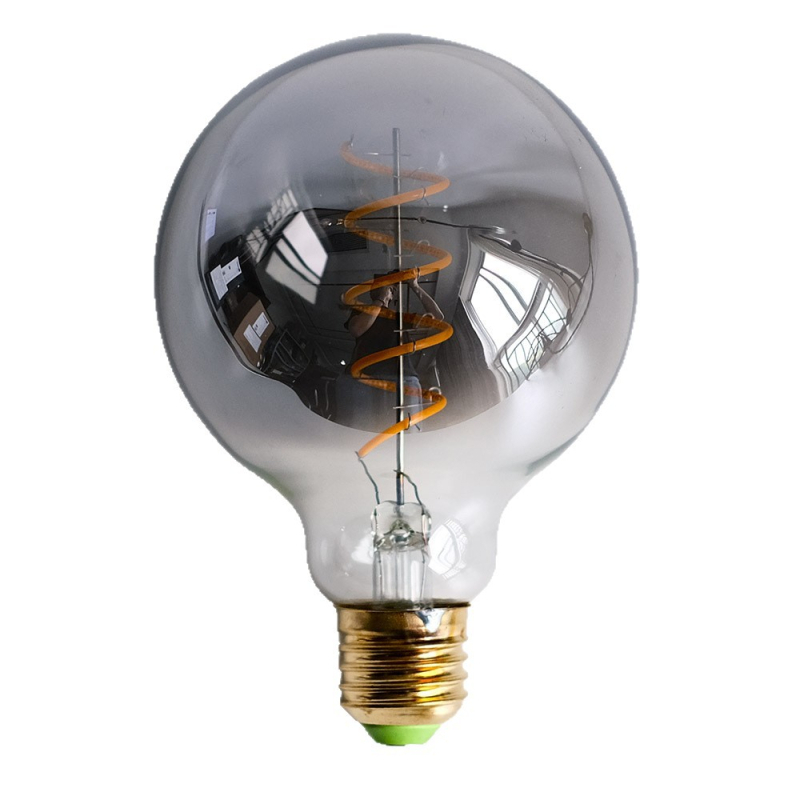 Λυχνία LED σε ρετρό βιομηχανικό στυλ, γκρι ζεστό φως, δημιουργικός οικιακός διακοσμητικός φωτισμός, βάση Ε27, ρυθμιζόμενος φωτισμός