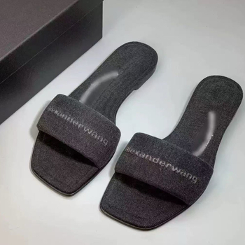 Dawang AW2025 Slip-On σανδάλια άνοιξη-καλοκαίρι, με επίπεδη σόλα, τετράγωνη μύτη, γυναικεία δερμάτινα με μοτίβο τοτέμ