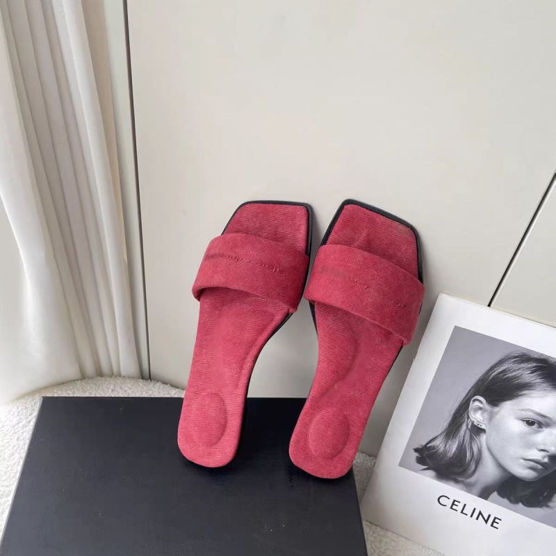 Dawang AW2025 Slip-On σανδάλια άνοιξη-καλοκαίρι, με επίπεδη σόλα, τετράγωνη μύτη, γυναικεία δερμάτινα με μοτίβο τοτέμ