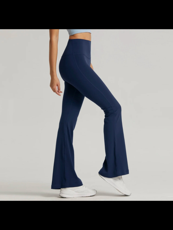 Γυναικείες παντελόνες Lulu Groove bootcut — Ψηλόμεσες, ανύψωση γλουτών, στενές, υπερελαστικές για άθληση και γιόγκα