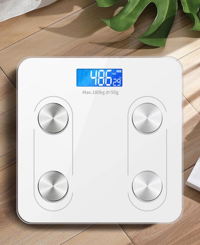 Cântar electronic pentru adulți, utilizare la domiciliu, cântar de grăsime corporală cu Bluetooth, cântar inteligent pentru corp, potrivit pentru cămine studențești