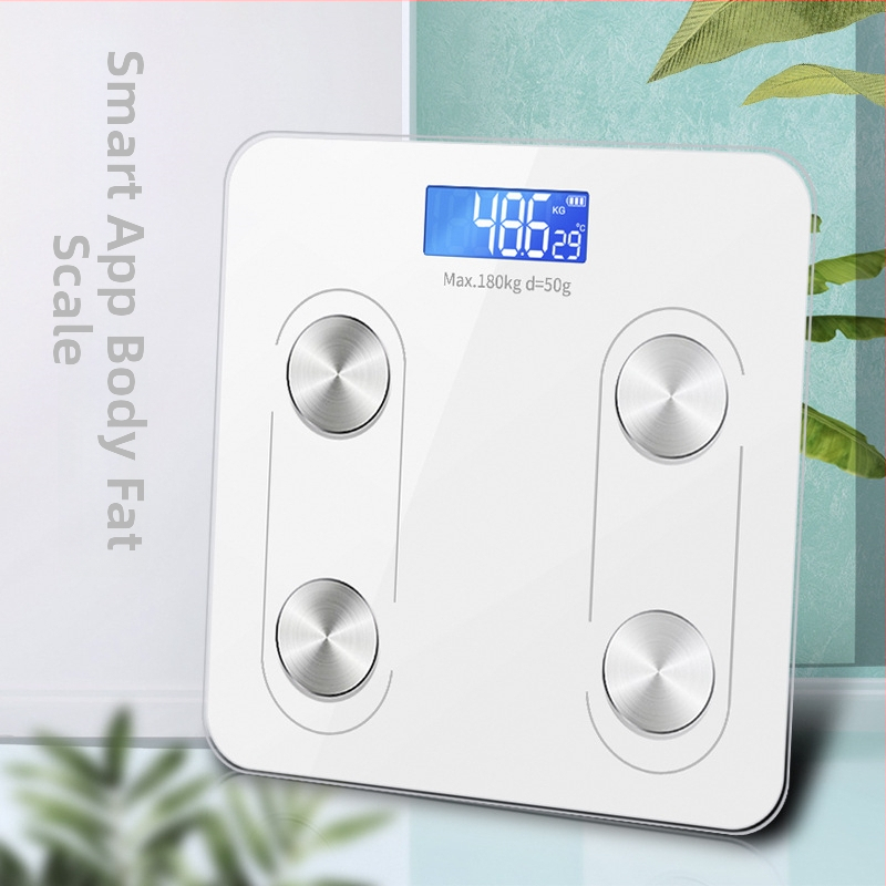 Elektronická váha pre dospelých, domáce použitie, váha na telesný tuk s Bluetooth, inteligentná váha tela, ideálna pre študentské internáty