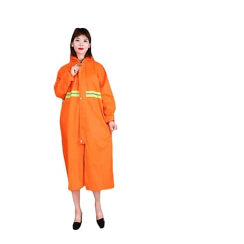 Reflexný nepremokavý kabát z Oxfordovej látky, unisex, celotelový, pre vonkajšiu prácu