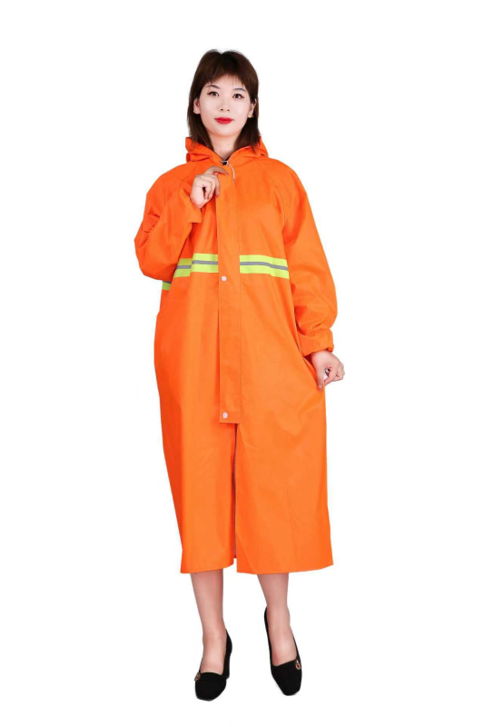 Reflexný nepremokavý kabát z Oxfordovej látky, unisex, celotelový, pre vonkajšiu prácu