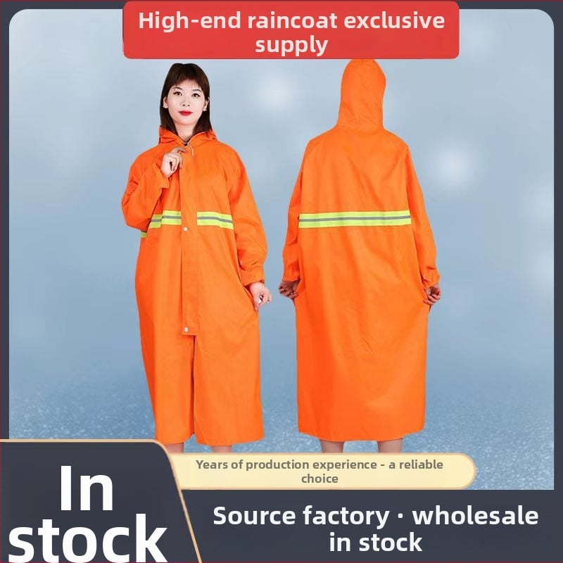 Reflexný nepremokavý kabát z Oxfordovej látky, unisex, celotelový, pre vonkajšiu prácu