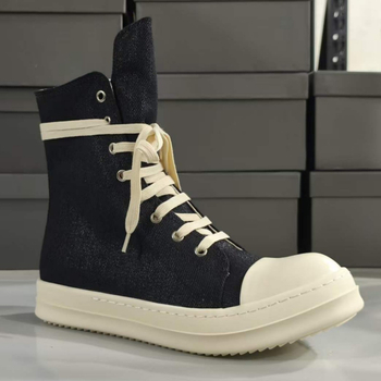 Unisex καμβά sneakers με φερμουάρ, κλασικό στυλ για άνοιξη-φθινόπωρο, με φαρδιά σόλα