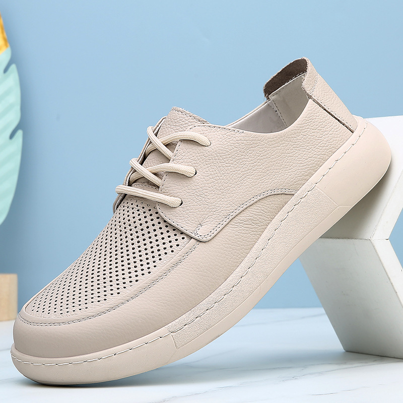 Pánske kožené loafers – jar 2026, koža prvej vrstvy hovädzej kože, obchodno‑casual štýl