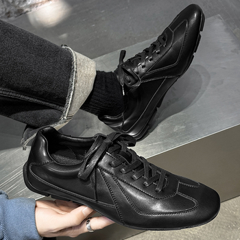 Unisex χειμερινά αθλητικά παπούτσια 2025 – casual sneakers, μαύρα 24919-25919