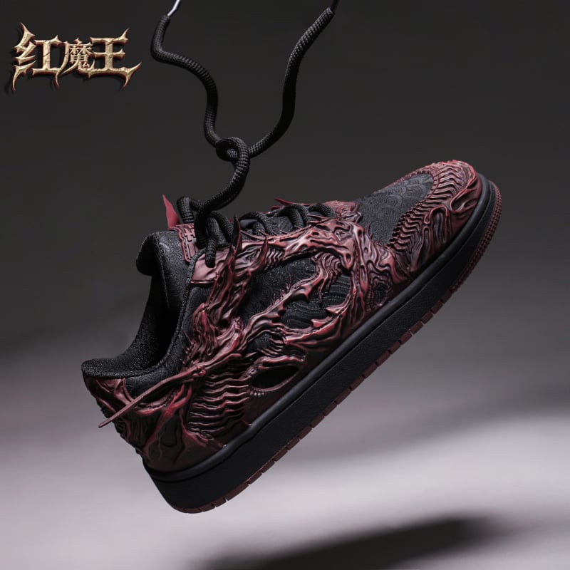 Sneakers Wukong Red Demon King, leto 2026, čínskeho štýlu casual pánske tenisky, nízky profil