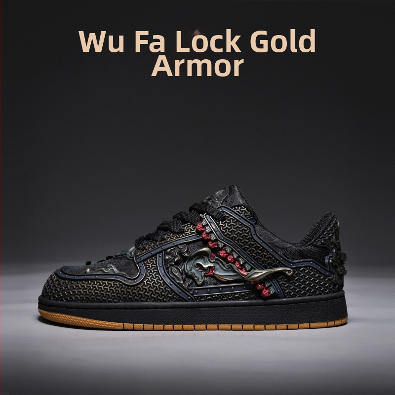 Sneakers Wukong Red Demon King, leto 2026, čínskeho štýlu casual pánske tenisky, nízky profil