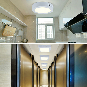 LED kerek mennyezeti panel lámpa, beépített downlight, öntött alumínium, párásodás elleni, 6-10 W, 6500K hideg fehér