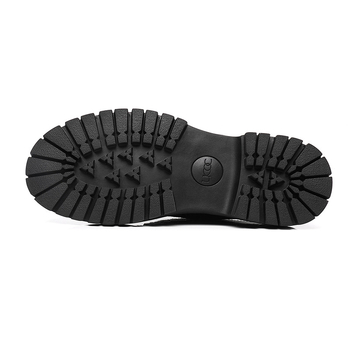 Sandale din piele pentru bărbați, design aerisit cu decupaje, creștere înălțime în interior, vârf rotund, încălțăminte versatilă business-casual